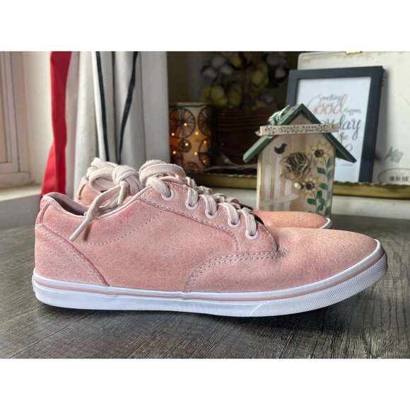 Pink Textured Van's skate women's 7 low rare 500714 EUC HTF cute - Picture 5 of 9